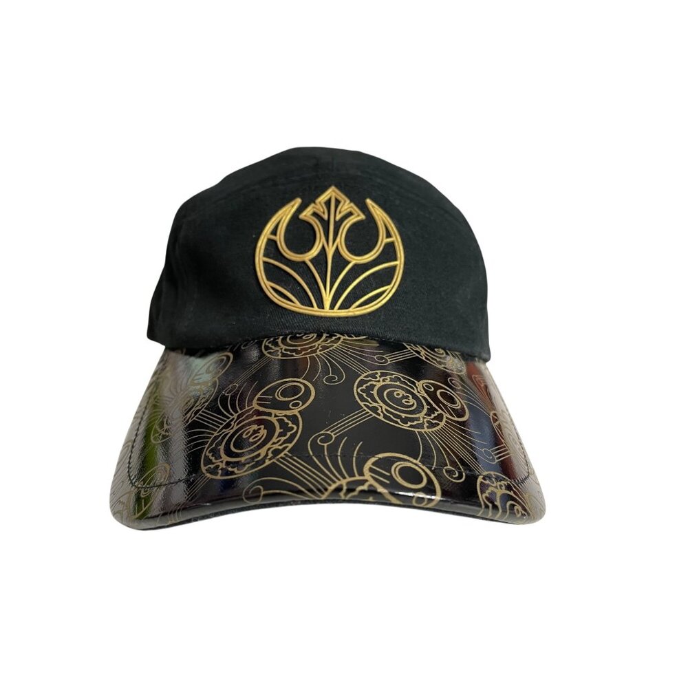 Star Wars Black & Gold Baseball Cap Adult Disney Parks Adjustable Strap